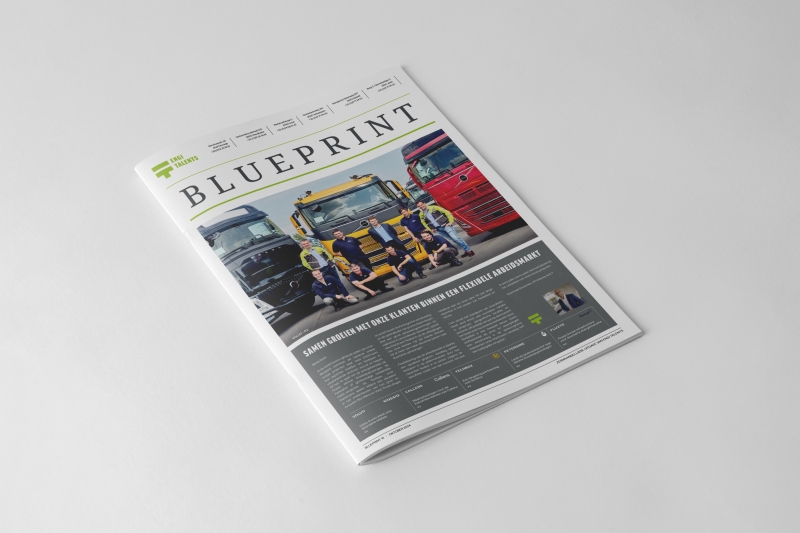 Blueprint van Engie talents door studio Roger